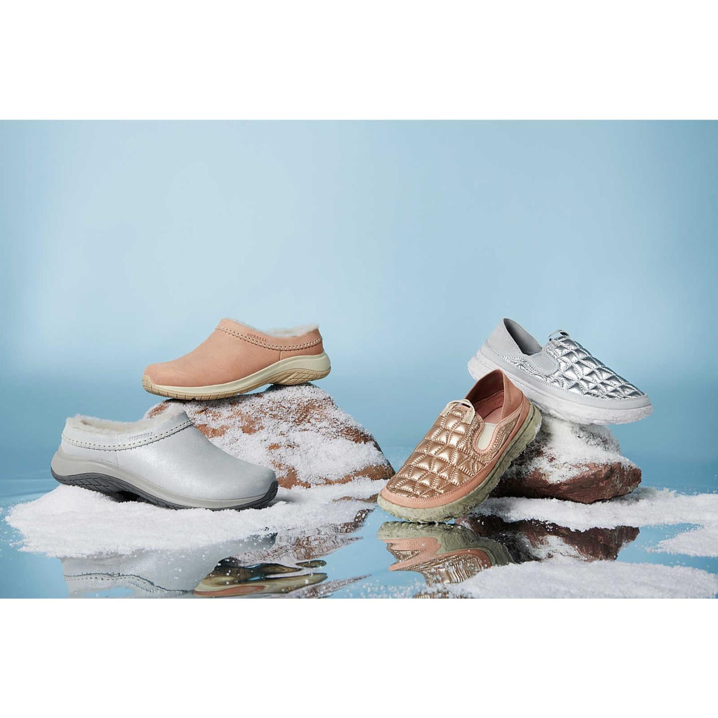 Women Encore Ice 5 Shine Rose Gold | Merrell Slip-Ons