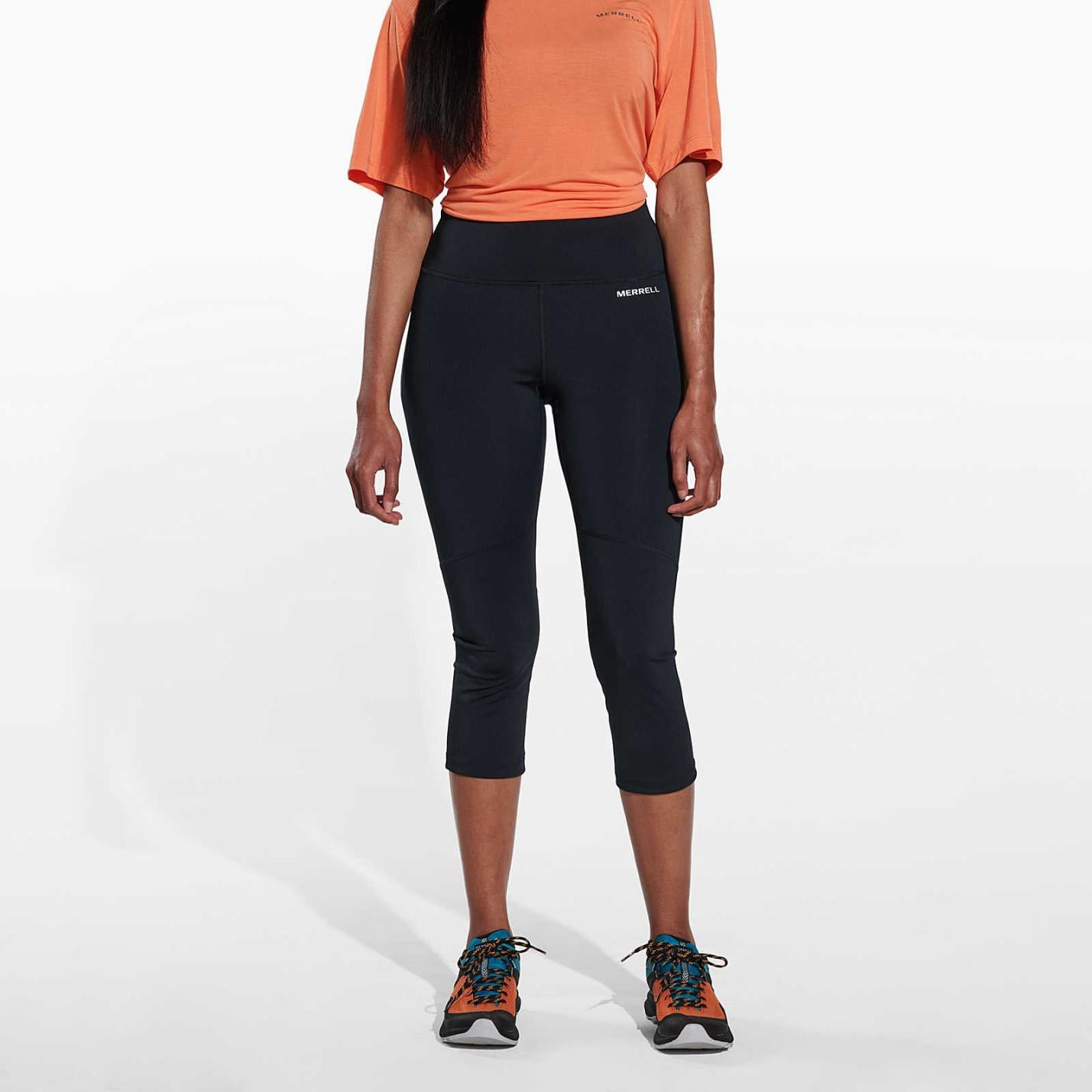 Women Ever Move Capri Black | Merrell Bottoms