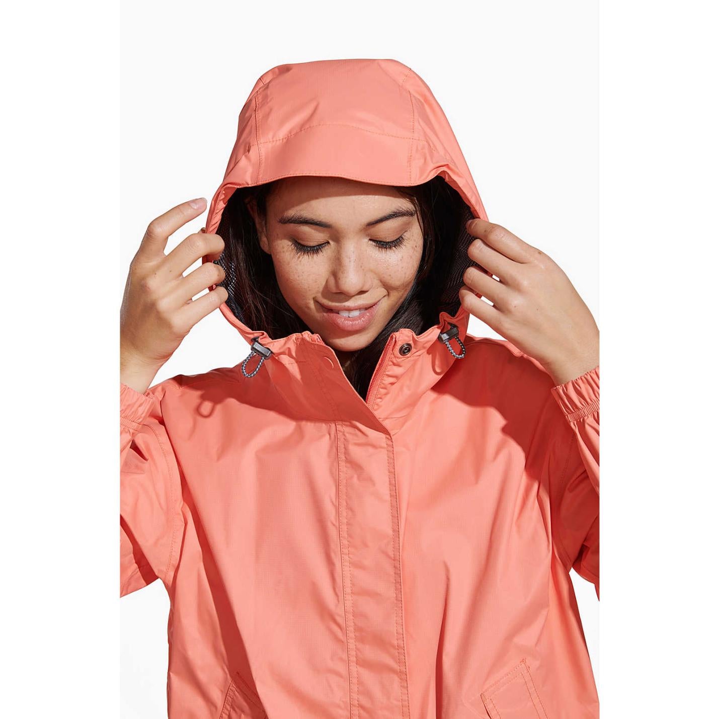 Women Fallon Rain Jacket Peach Echo | Merrell Outerwear