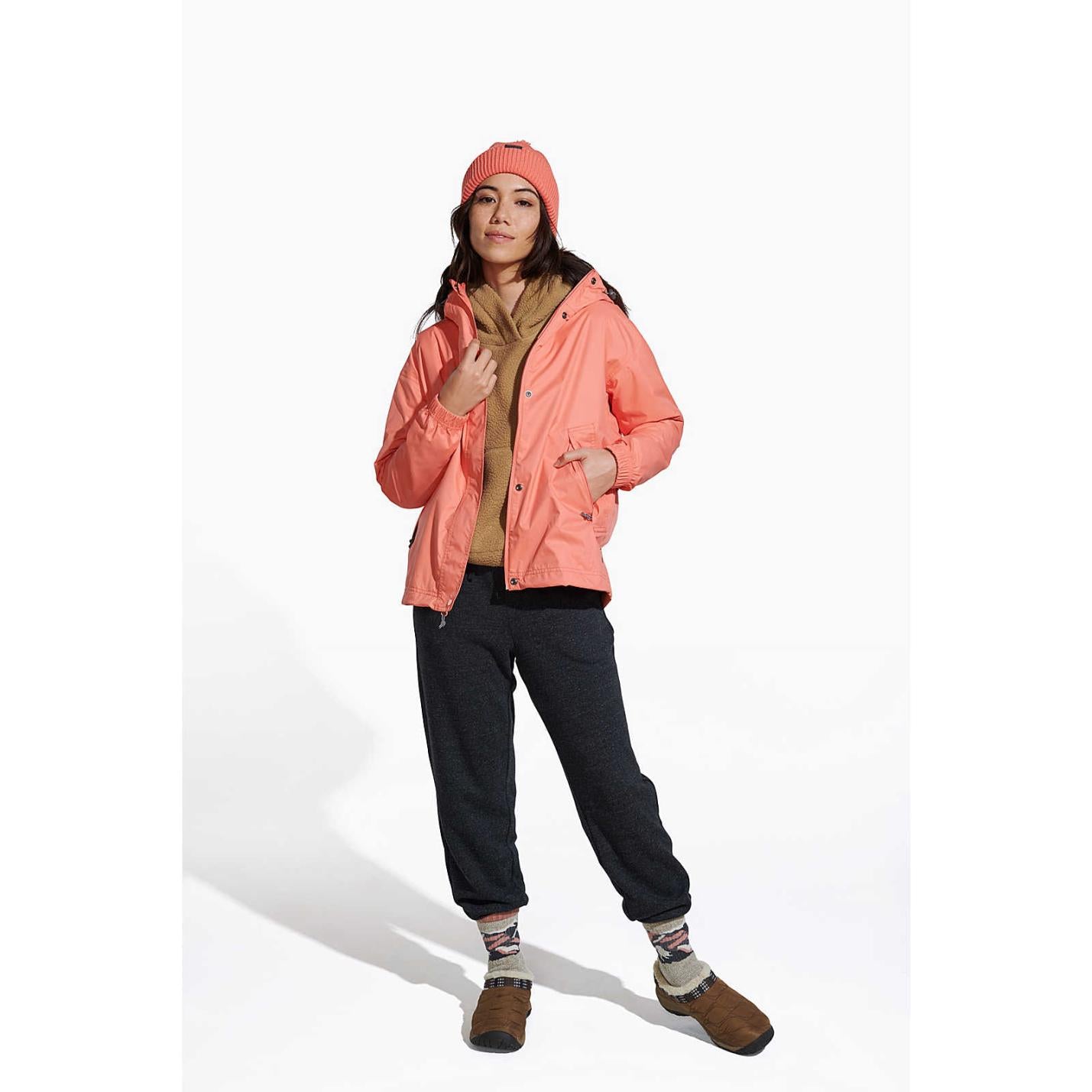 Women Fallon Rain Jacket Peach Echo | Merrell Outerwear