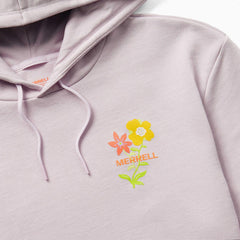 Women Floral Fleece Hoody Orchid Hush | Merrell Tops