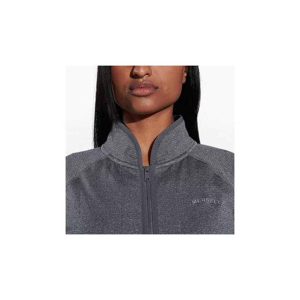 Women Geotex Full Zip Rock Heather | Merrell Tops