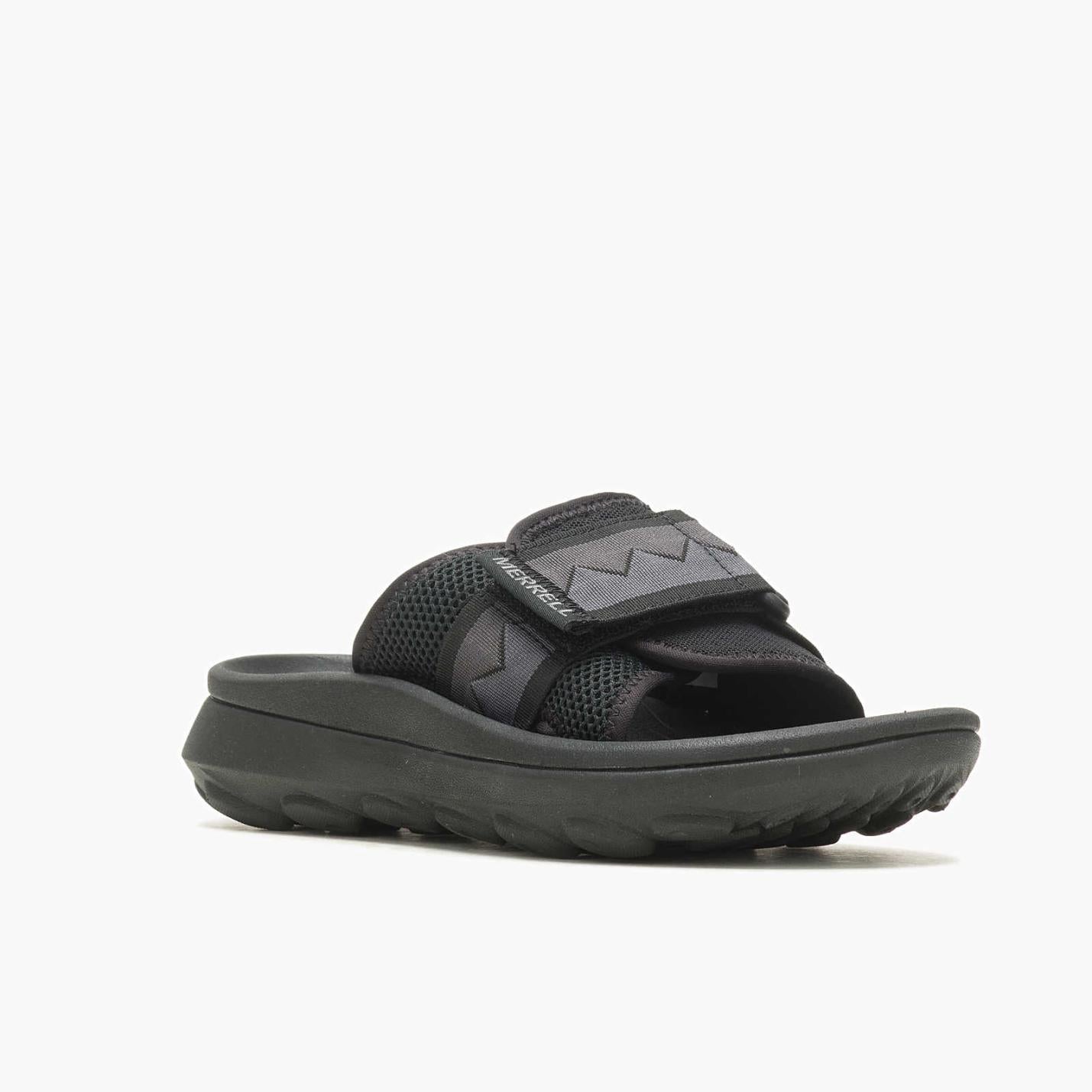 Women Hut Ultra Slide Black/black | Merrell Slip-Ons