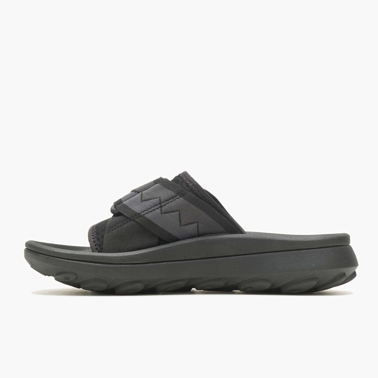 Women Hut Ultra Slide Black/black | Merrell Slip-Ons