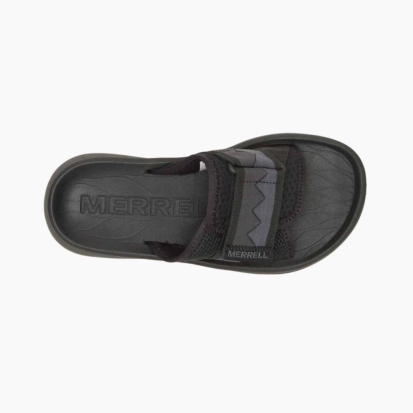 Women Hut Ultra Slide Black/black | Merrell Slip-Ons