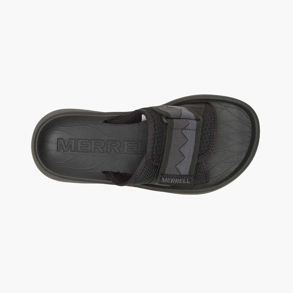 Women Hut Ultra Slide Black/black | Merrell Slip-Ons