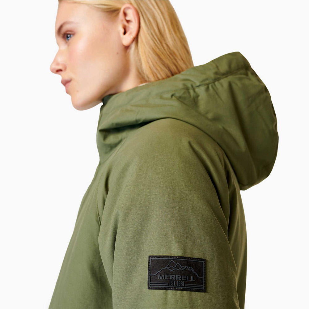 Women Kaidou Medium Weight Insulated Parka Lichen | Merrell Outerwear