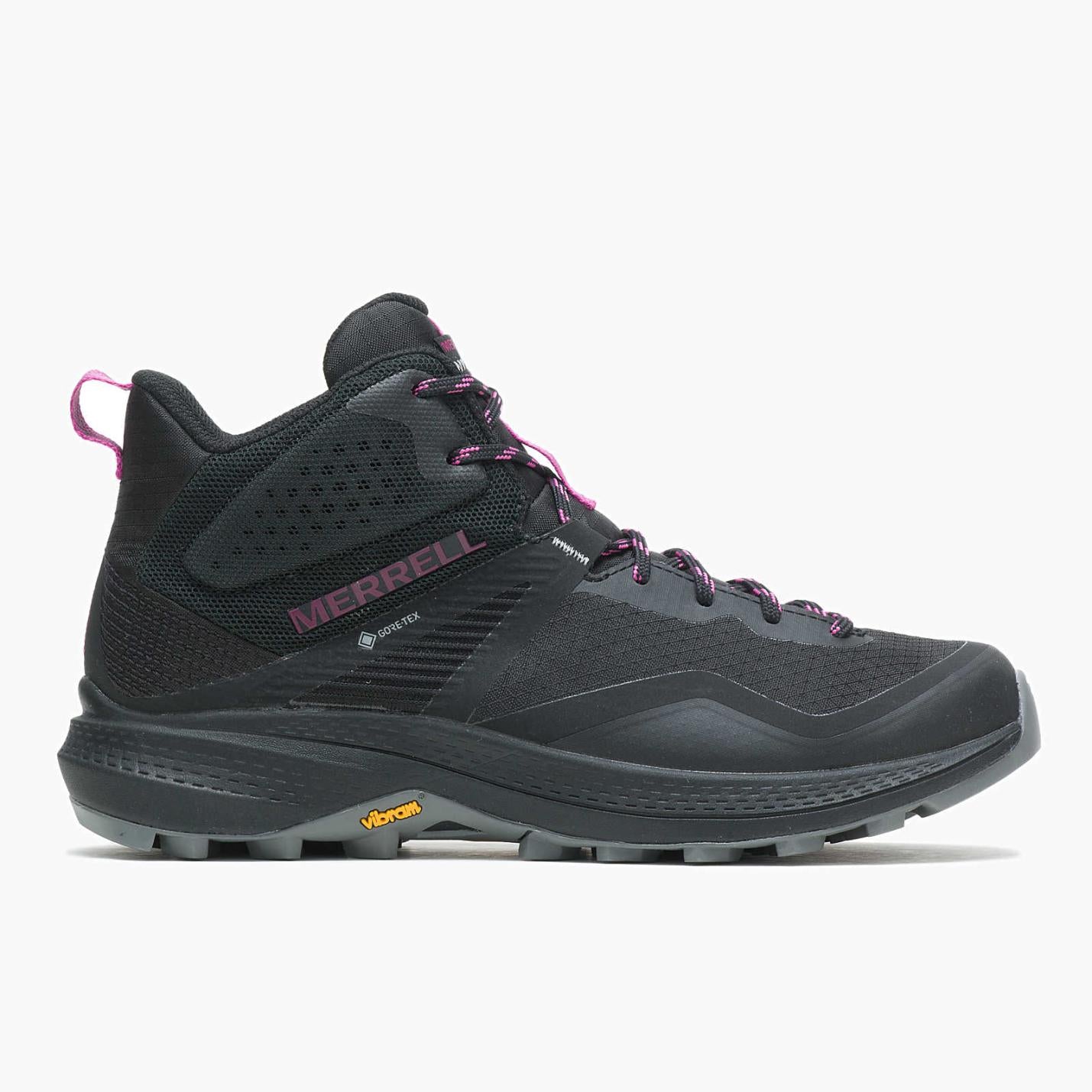 Women Mqm 3 Mid Gore-Tex® Black/fuchsia | Merrell Boots