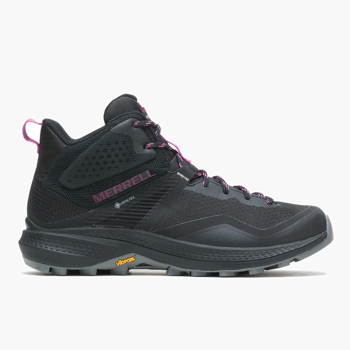 Women Mqm 3 Mid Gore-Tex® Black/fuchsia | Merrell Boots