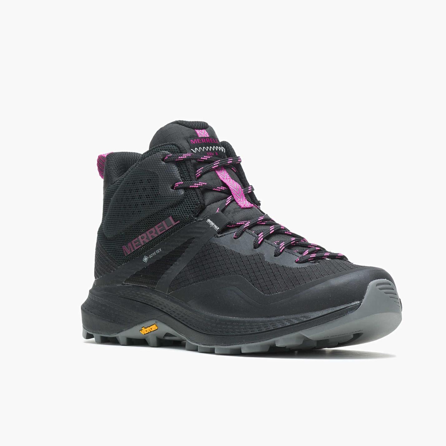 Women Mqm 3 Mid Gore-Tex® Black/fuchsia | Merrell Boots