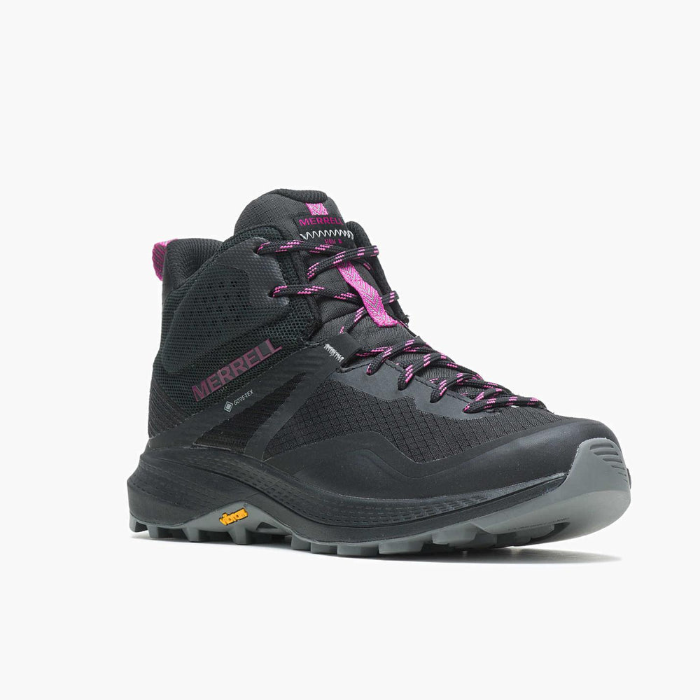 Women Mqm 3 Mid Gore-Tex® Black/fuchsia | Merrell Boots