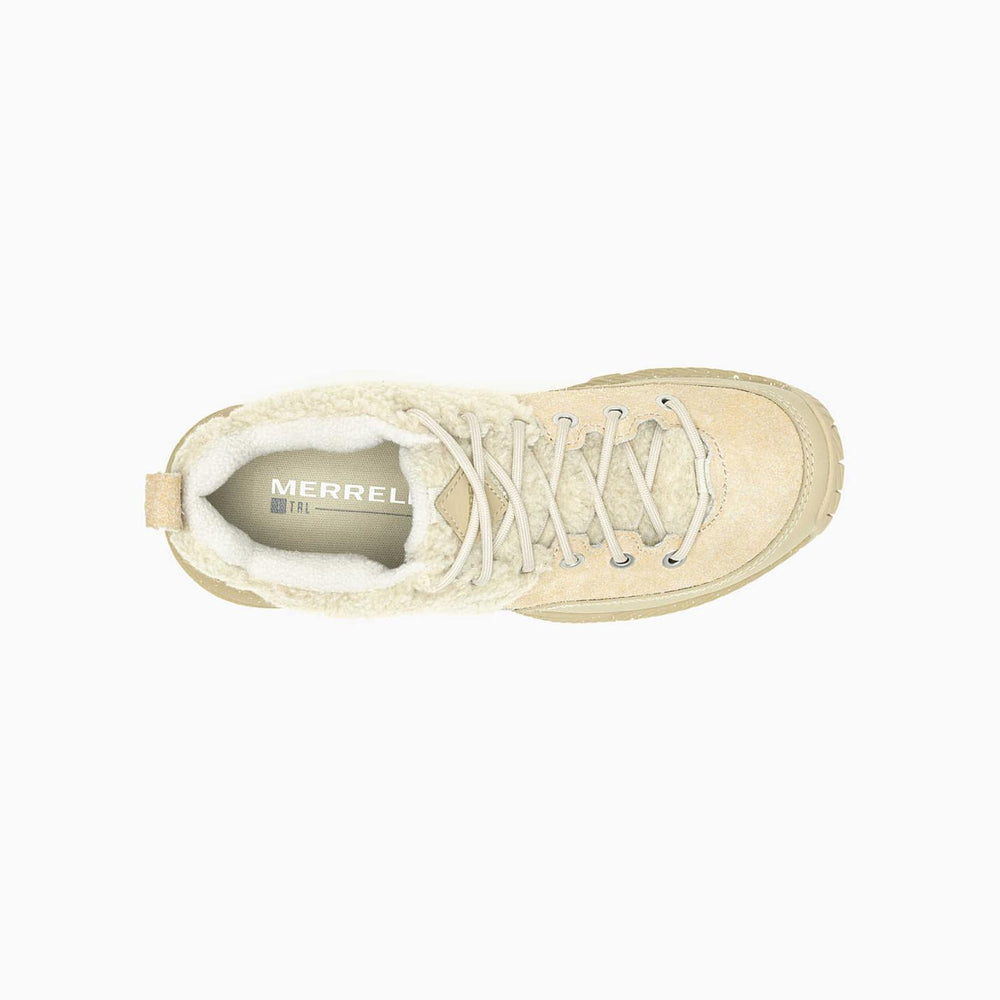 Women Mqm Ace Fleece 1trl Khaki/oyster | Merrell Slip-Ons