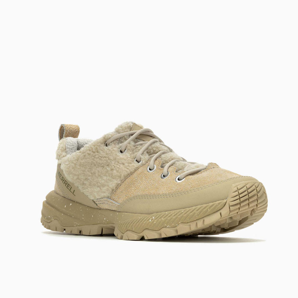 Women Mqm Ace Fleece 1trl Khaki/oyster | Merrell Slip-Ons