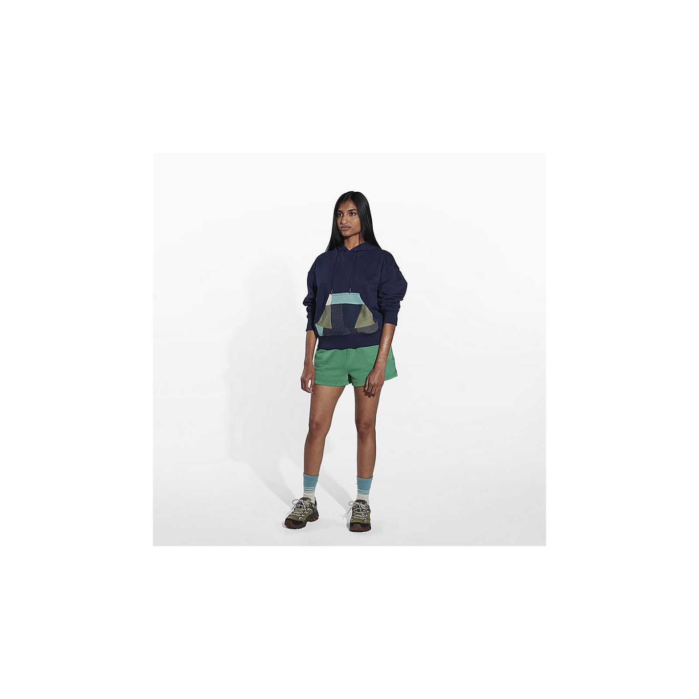 Women Scrap Pullover Hoody Navy | Merrell Tops