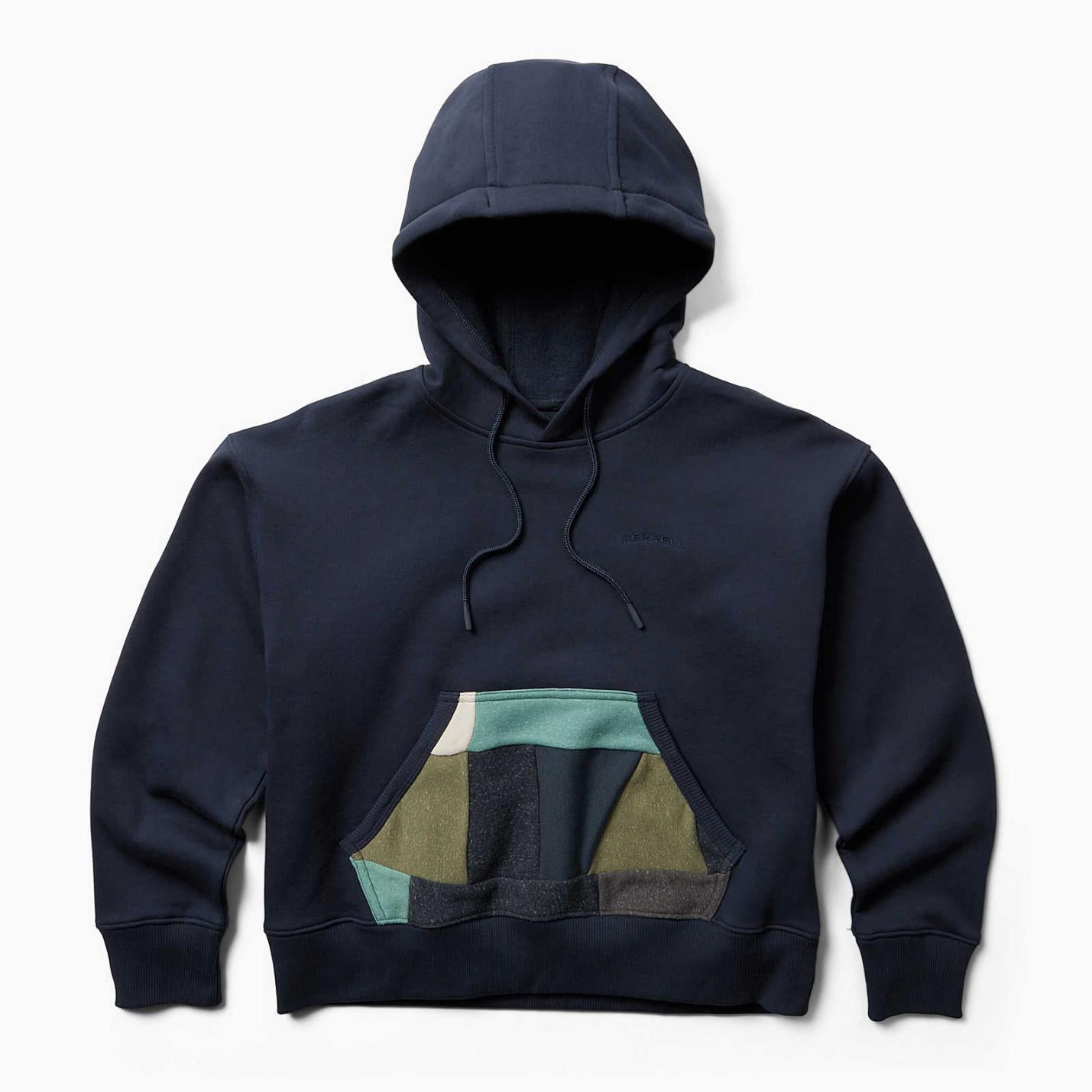 Women Scrap Pullover Hoody Navy | Merrell Tops