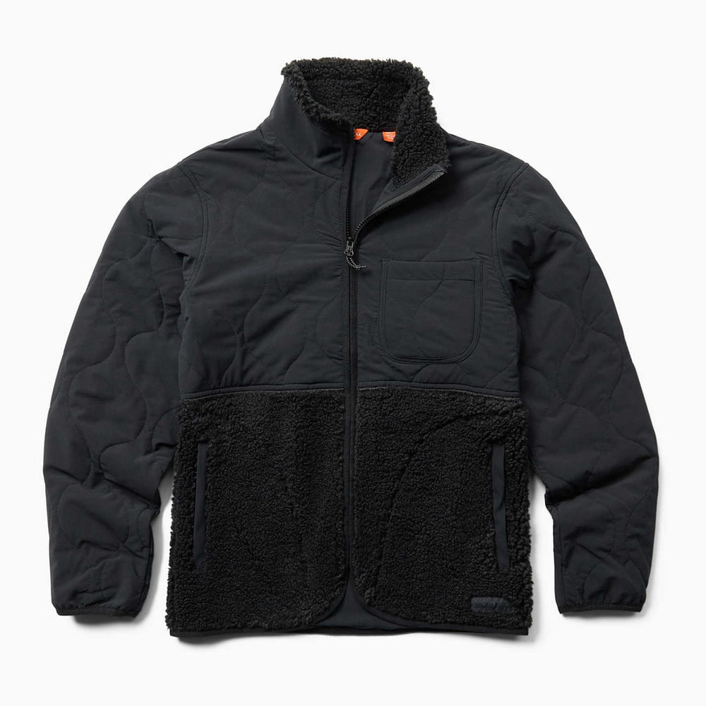 Women Sherpa Mixup Full Zip Jacket Black | Merrell Tops