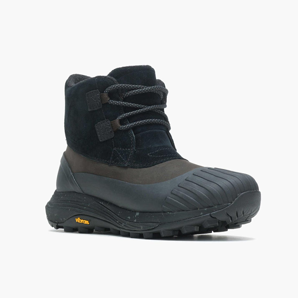 Women Siren 4 Thermo Demi Waterproof Wide Width Black | Merrell Winter Boots