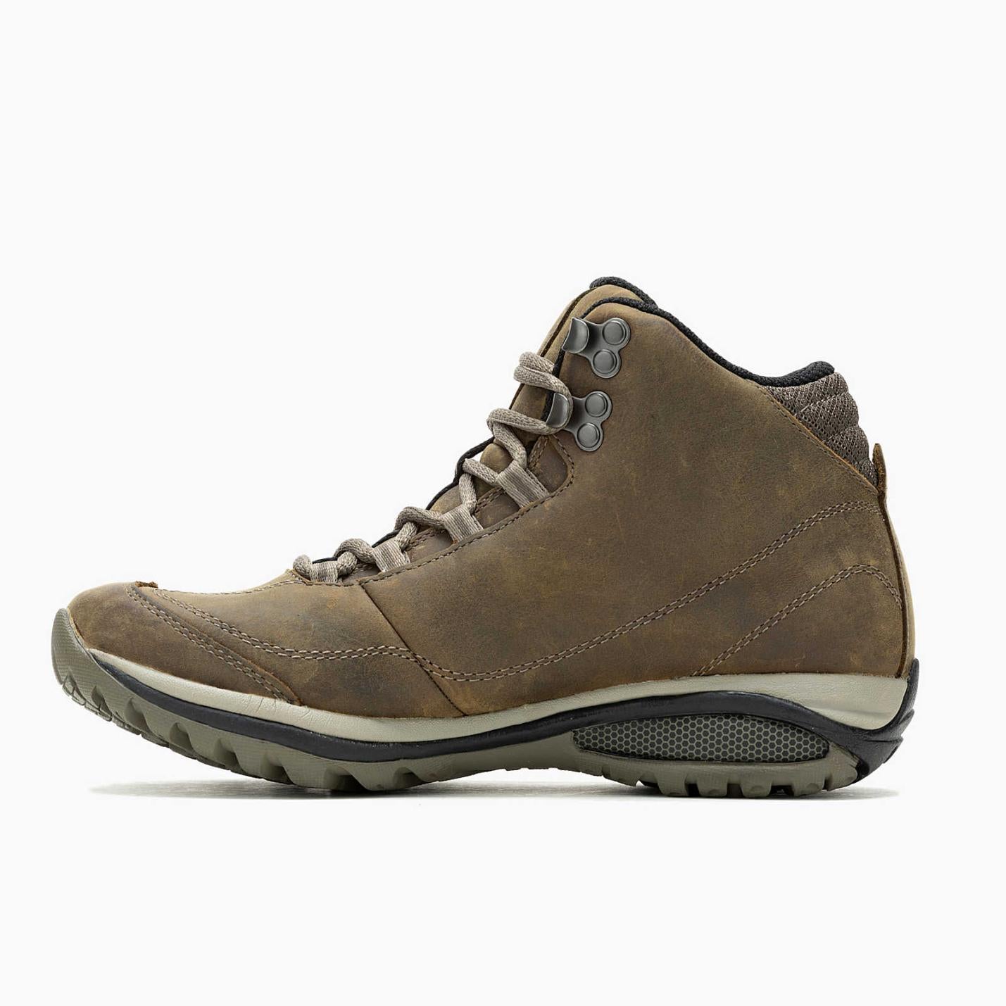 Women Siren Traveller 3 Mid Waterproof Brindle/boulder | Merrell Boots