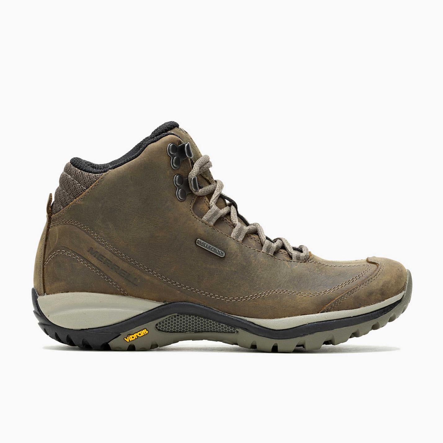 Women Siren Traveller 3 Mid Waterproof Wide Width Brindle/boulder | Merrell Wide Widths