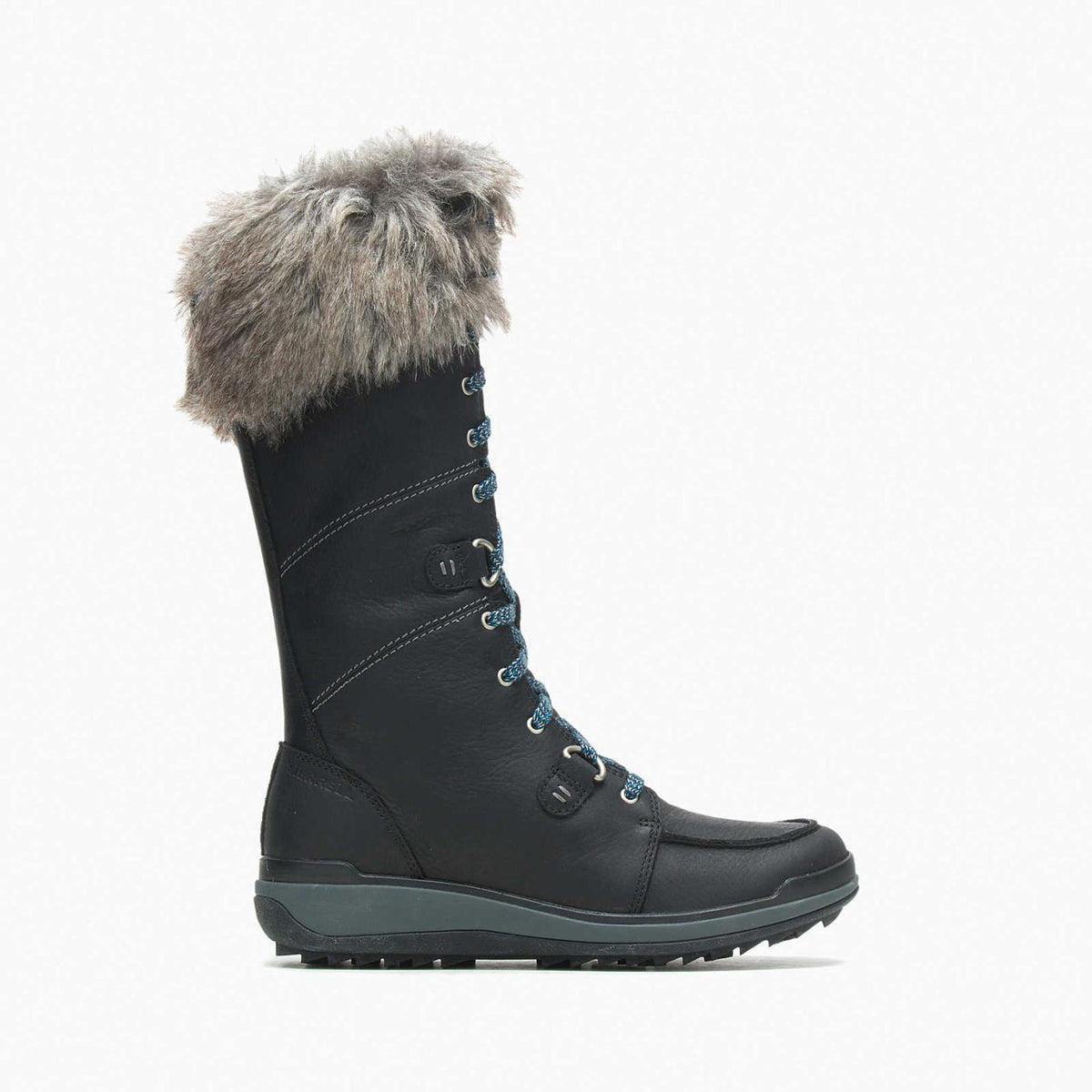 Women Snowcreek Tall Polar Waterproof Black | Merrell Boots