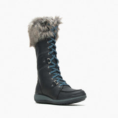 Women Snowcreek Tall Polar Waterproof Black | Merrell Boots