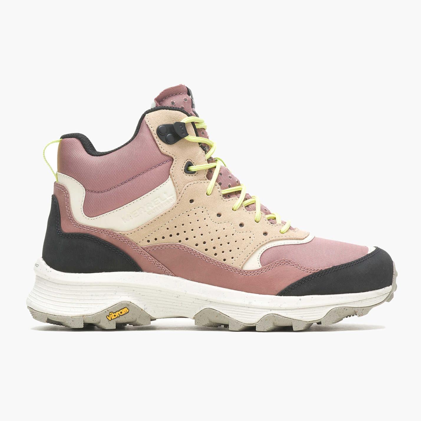 Women Speed Solo Mid Waterproof Burlwood | Merrell Sneakers