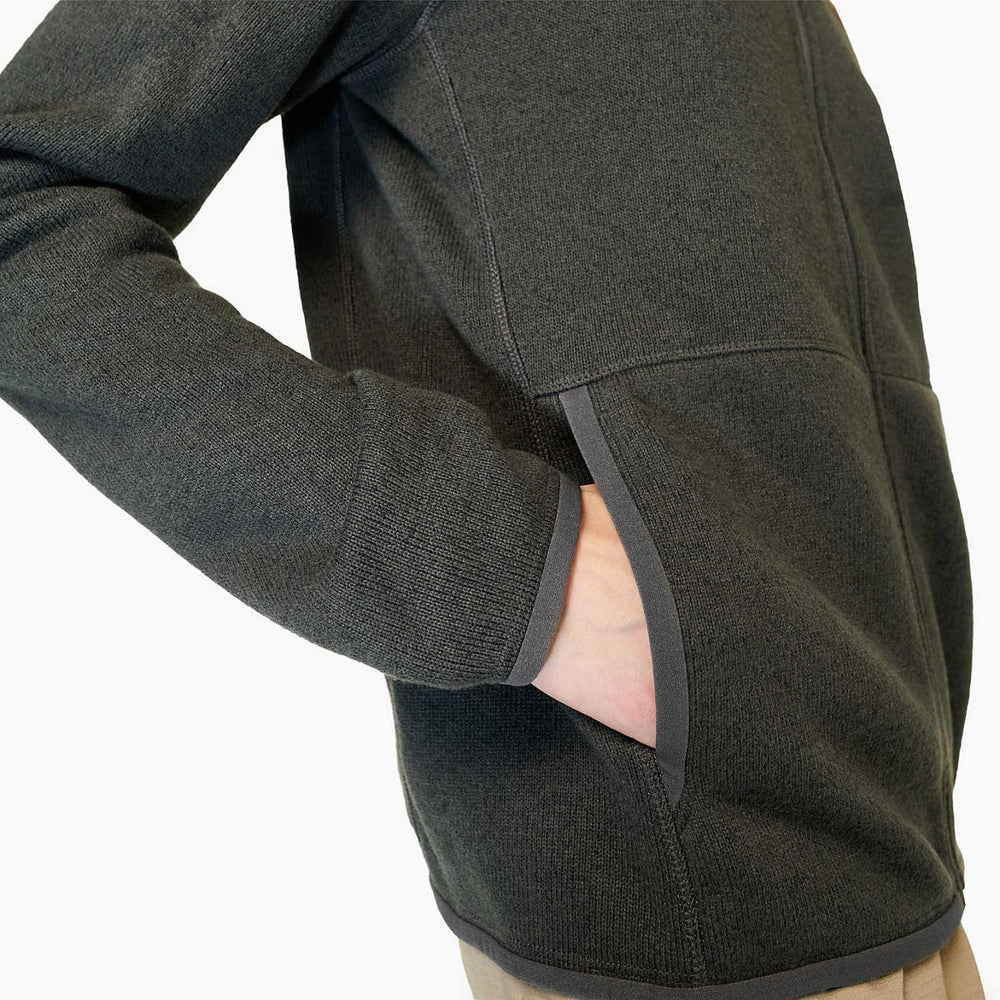 Women Sweater Weather Full Zip Asphalt Heather | Merrell Tops