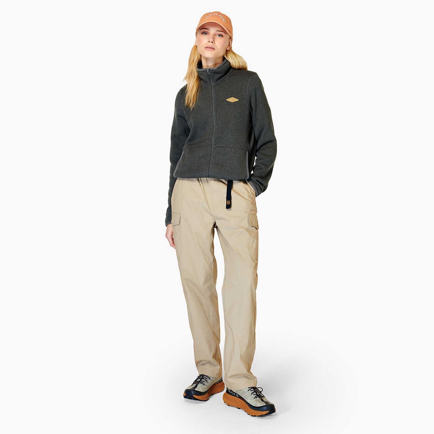Women Sweater Weather Full Zip Asphalt Heather | Merrell Tops