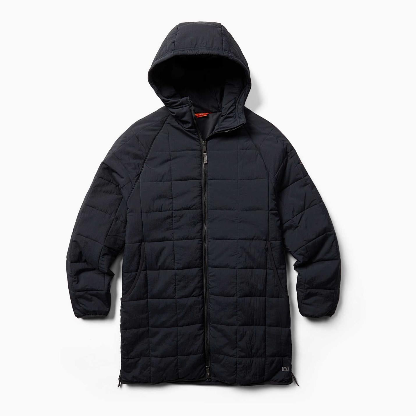 Women Terrain Insulated Parka Black | Merrell Outerwear