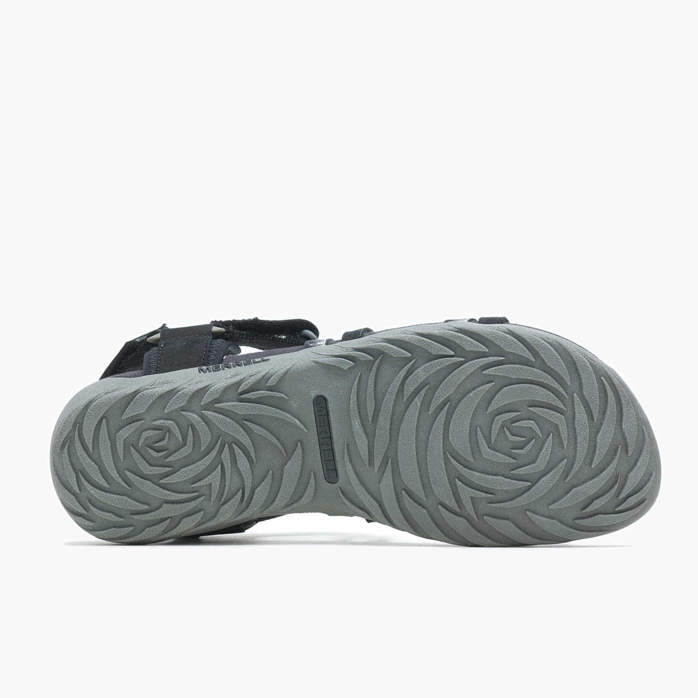 Women Terran 3 Cush Lattice Wide Width Black | Merrell Sandals