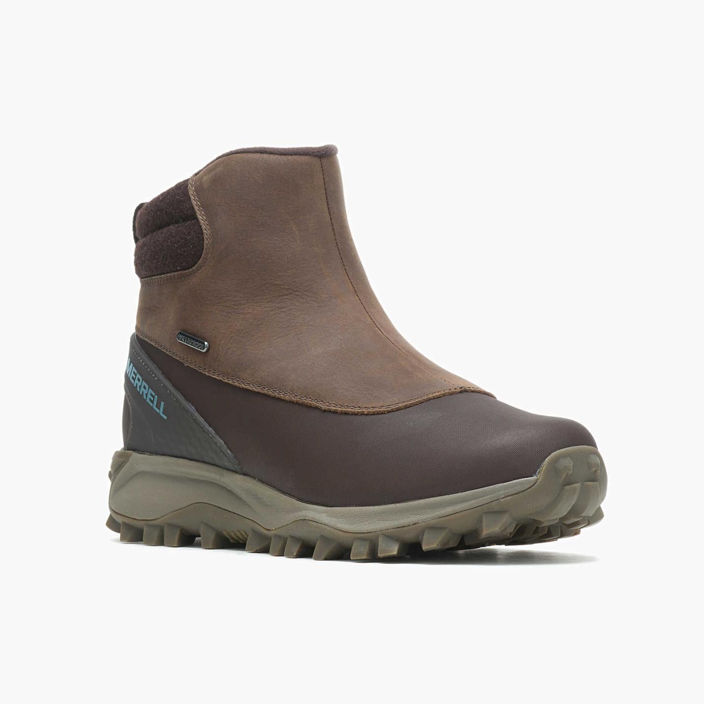 Women Thermo Kiruna Mid Zip Waterproof Clay | Merrell Winter Boots