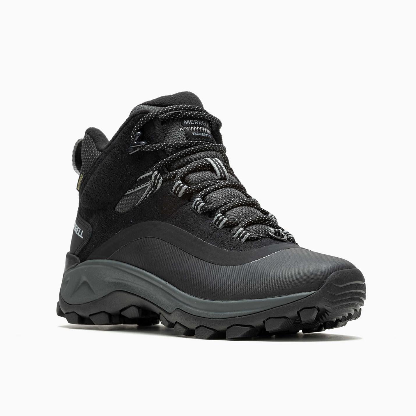 Women Thermo Snowdrift 2 Mid Waterproof Black/monument | Merrell Boots
