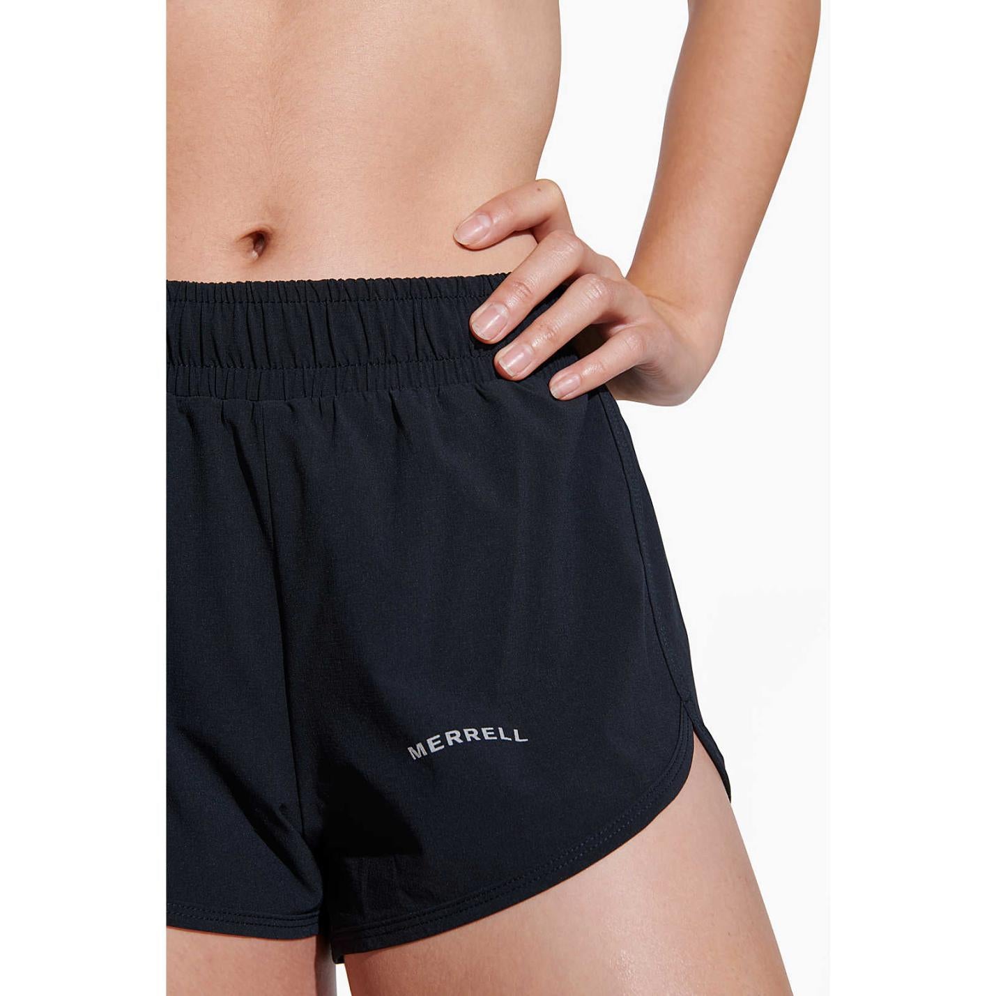Women Trail Running Short Black | Merrell Bottoms