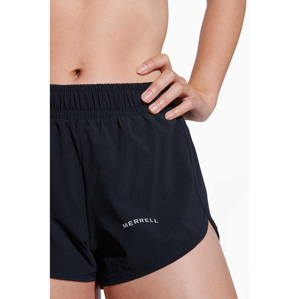 Women Trail Running Short Black | Merrell Bottoms