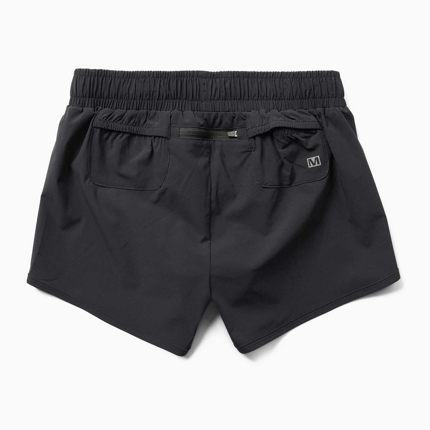 Women Trail Running Short Black | Merrell Bottoms
