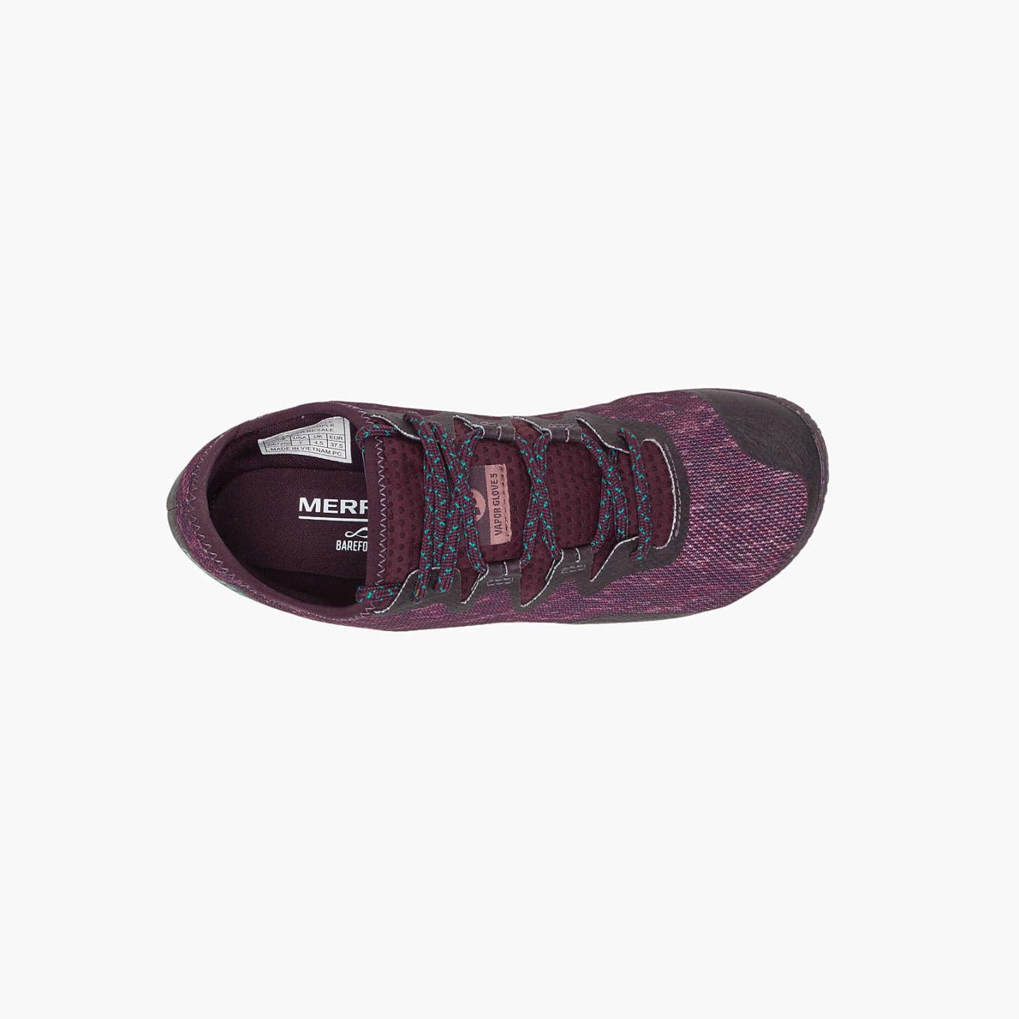 Women Vapor Glove 5 Burgundy | Merrell Barefoot