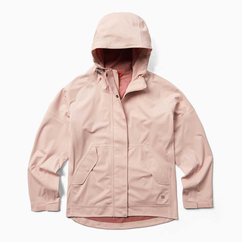 Women Whisper Rain Shell Rose Smoke | Merrell Outerwear