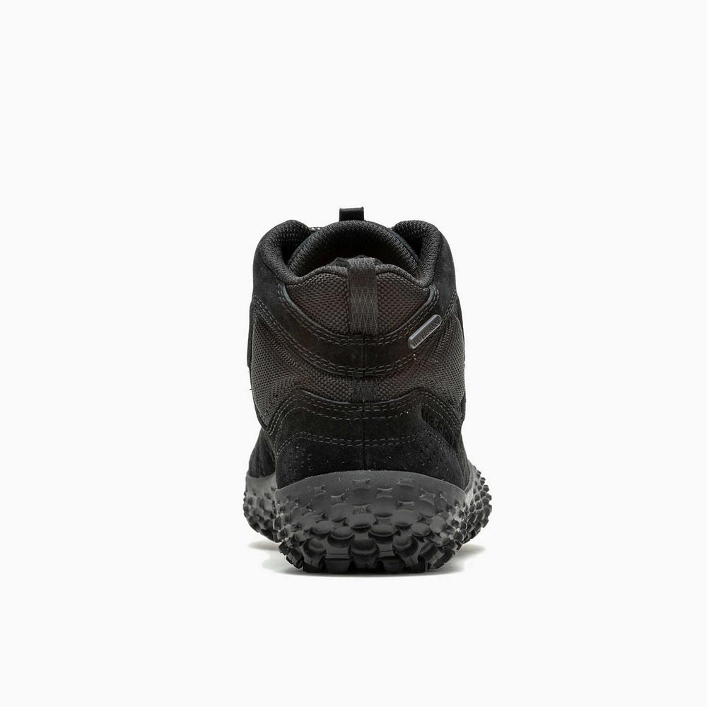 Women Wrapt Mid Waterproof Black/black | Merrell Barefoot