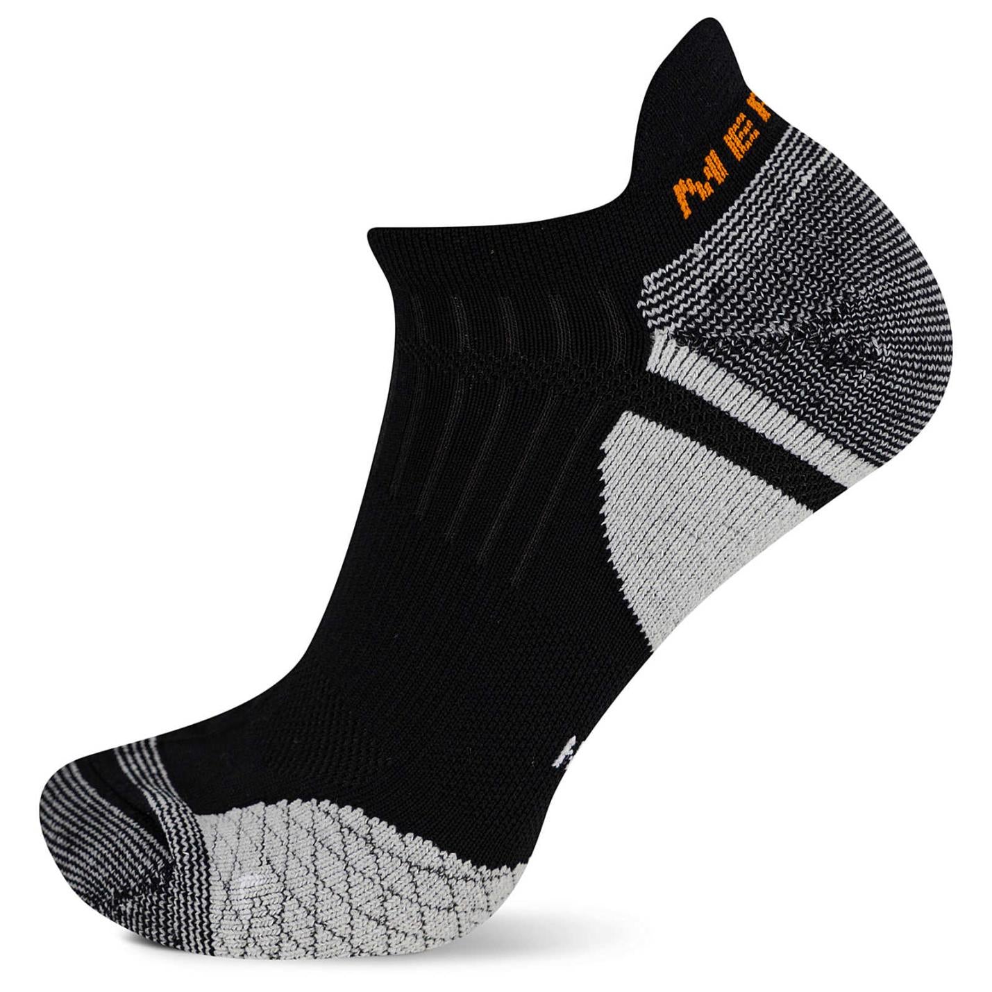 Women/Men Cushion Trail Runner Tab Sock Black | Merrell Socks