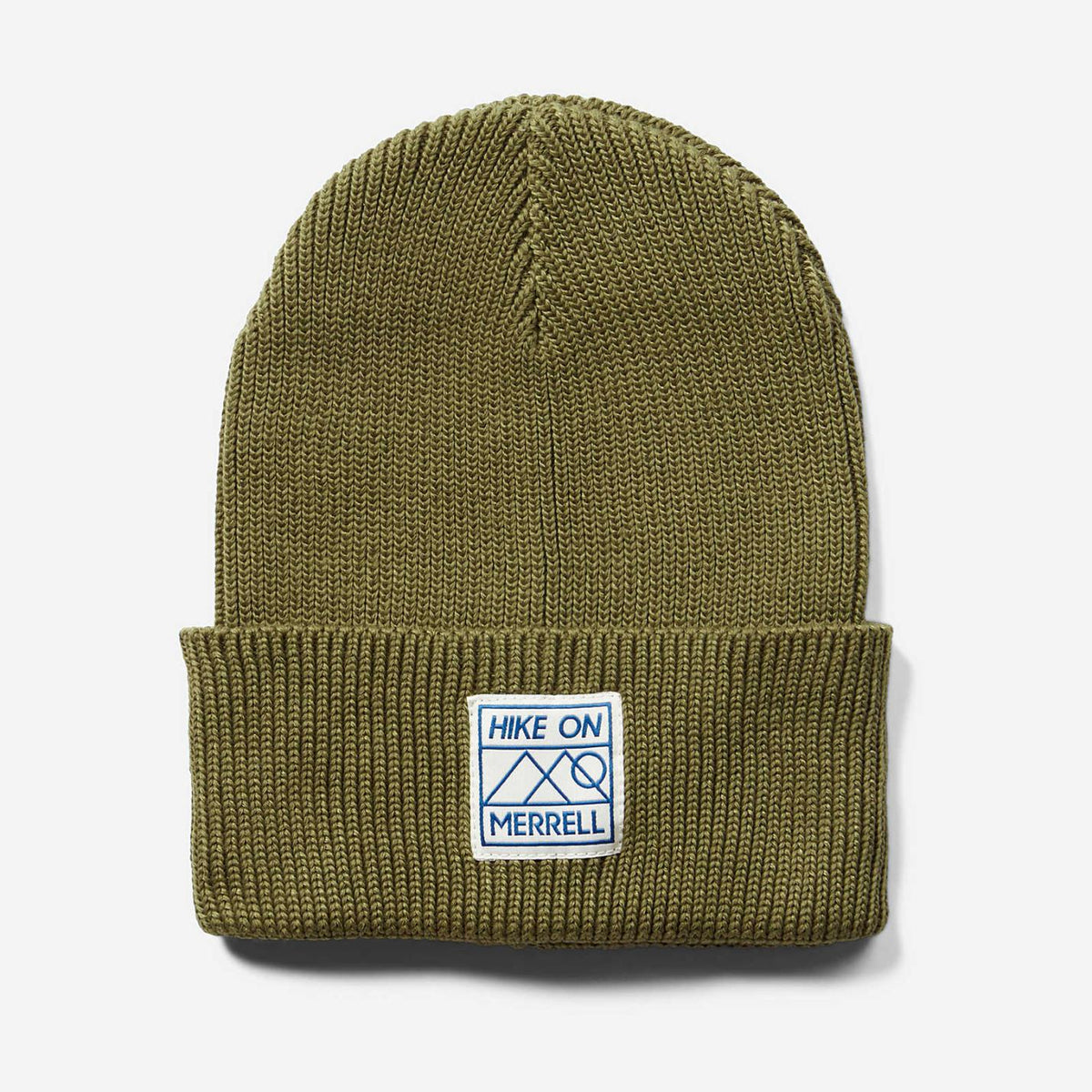 Women/Men Hike On Patch Beanie Martini Olive | Merrell Hats
