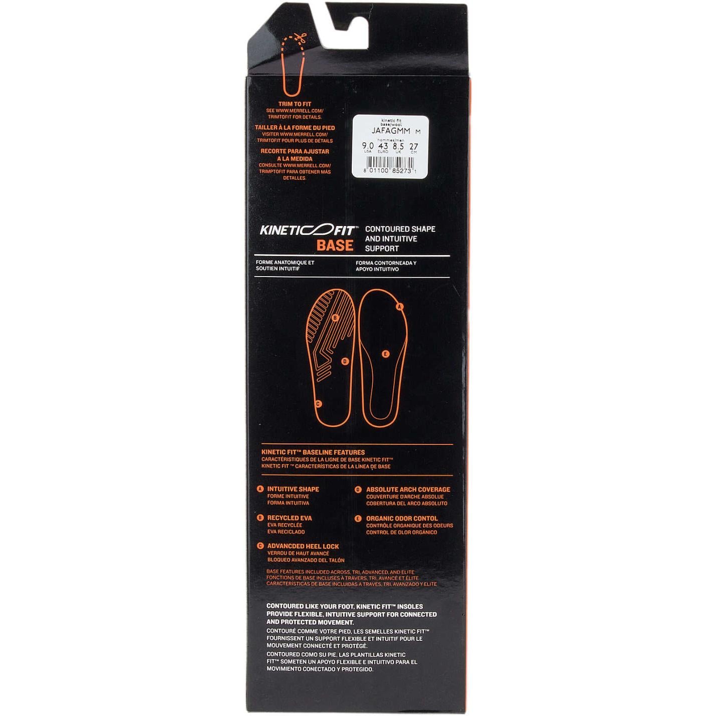 Women/Men Kinetic Fit™ Base Wide Width Wool | Merrell Shoe Care