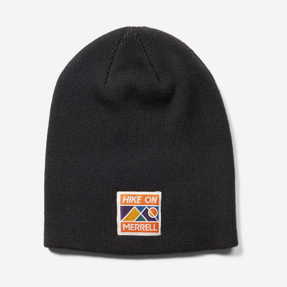 Women/Men Long Beanie Black | Merrell Hats