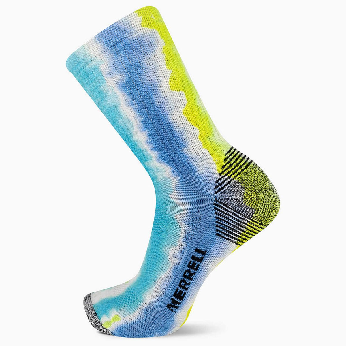 Women/Men Moab 360 Print Painted Stripes Crew Sock Blue Multi | Merrell Socks