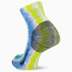 Women/Men Moab 360 Print Painted Stripes Quarter Sock Blue Multi | Merrell Socks