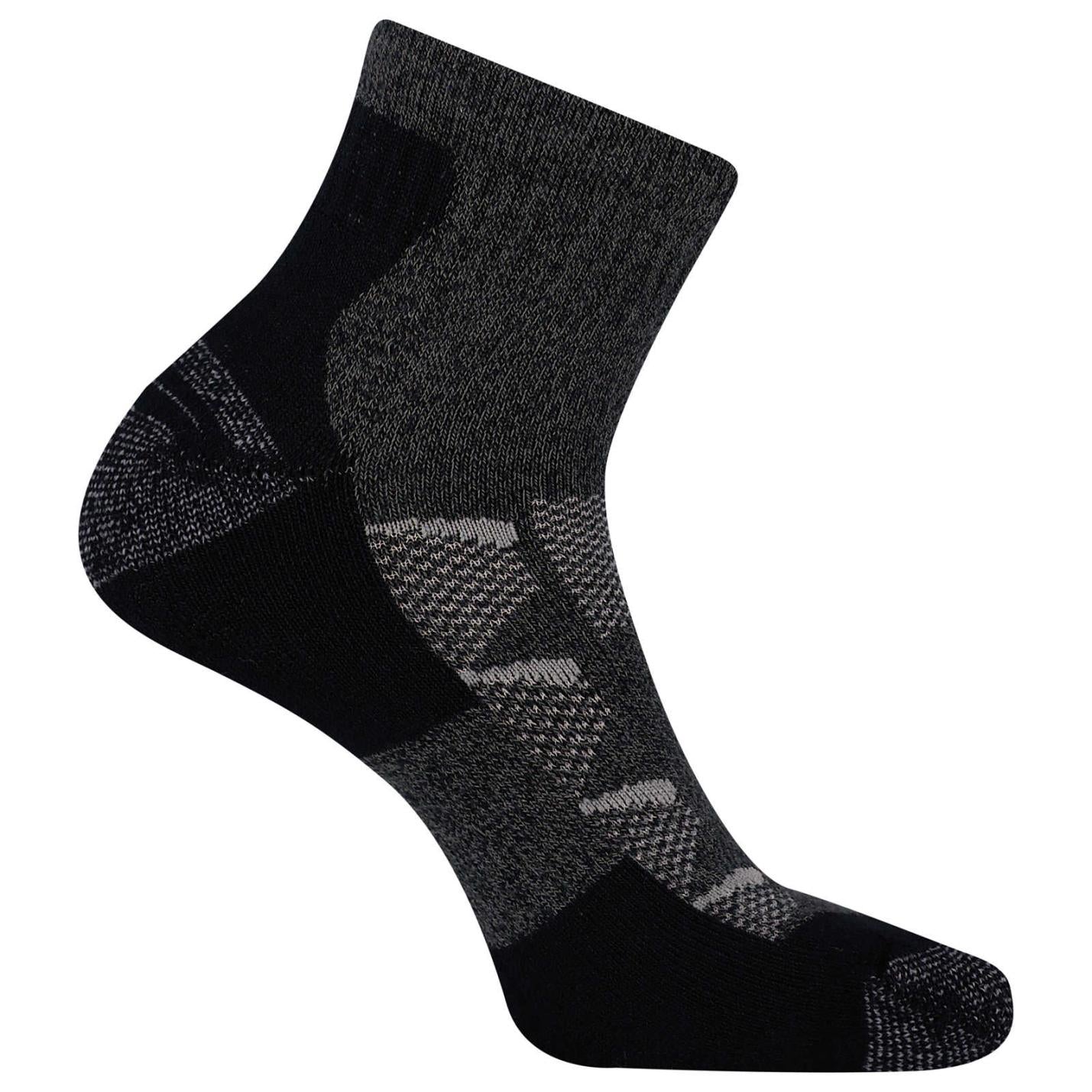 Women/Men Moab Hiker Quarter Sock Charcoal | Merrell Socks