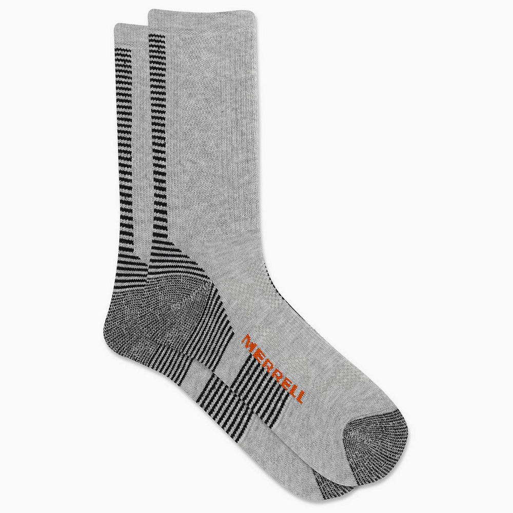 Women/Men Moab Speed Crew Sock Gray Heather | Merrell Socks