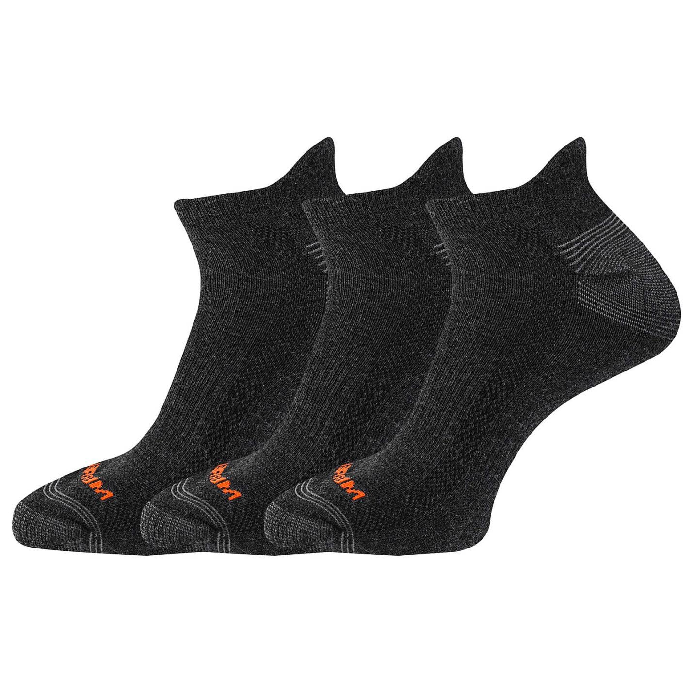 Women/Men Recycled Low Cut Tab Sock 3 Pack Black | Merrell Socks