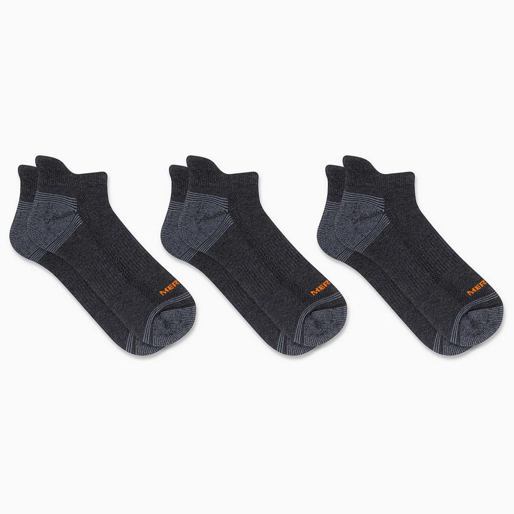 Women/Men Recycled Low Cut Tab Sock 3 Pack Black | Merrell Socks