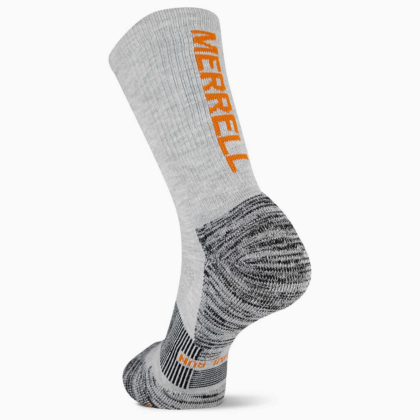 Women/Men Thermal Trail Run Crew Sock Gray Heather | Merrell Socks