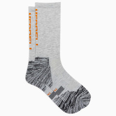 Women/Men Thermal Trail Run Crew Sock Gray Heather | Merrell Socks